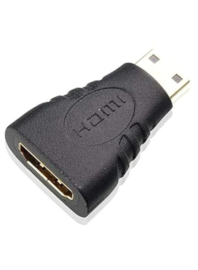 Mini HDMI Type C Male to HDMI Type A Female Adapter Connector - Image 3